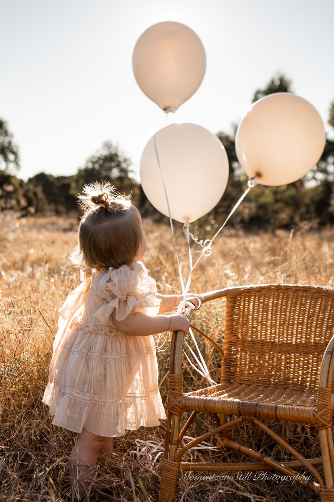 First birthday photography session with balloons, Sydney